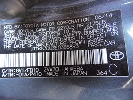 2014 Toyota Prius Gray 1.8L AT #Z24737